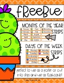Days of the Week & Months of the Year FREEBIE!
