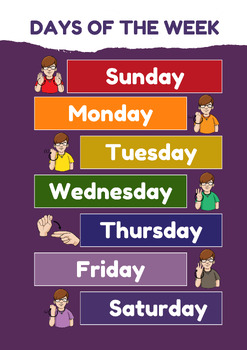Preview of Days of the Week Poster