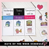 Days of the Week Schedule