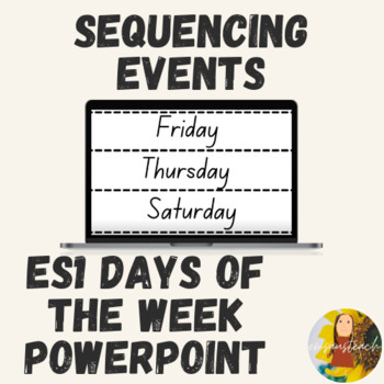 Preview of Days of the Week - Sequencing Events - PowerPoint (ES1, Stage 1)