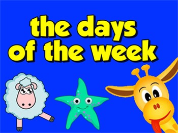 Days of the Week Song (#2) by Mr Rs Songs for Teachers | TPT