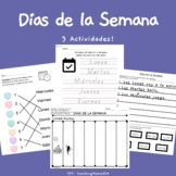 Days of the Week ~ Spanish 3 pack activity