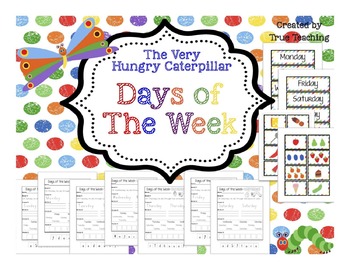 Preview of Days of the Week (The Very Hungry Caterpillar)