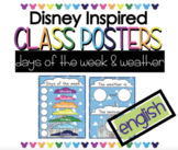 Days of the Week & Weather Classroom Daily Routine Posters
