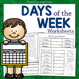 Days of the Week Worksheets