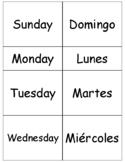 Days of the Week and Months of the Year FLASH CARDS + Worksheet
