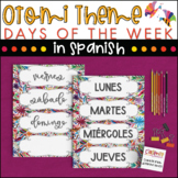 Days of the Week in Spanish - Otomi Theme