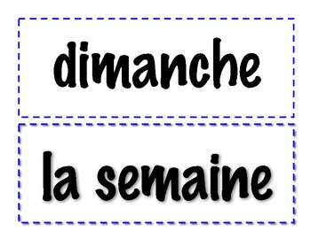 Days of the Week/Months of the Year in French | TPT