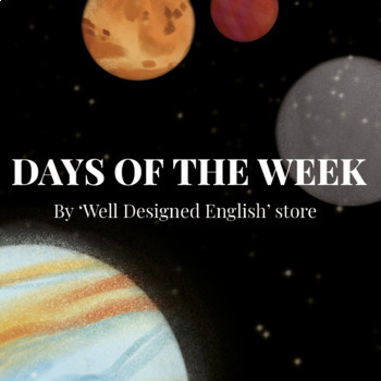 Preview of Days Of The Week