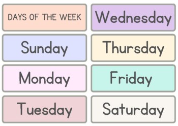 Preview of Days of the week Flashcards in Portuguese/English