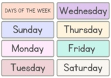 Days of the week Flashcards in Portuguese/English