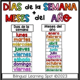 Days of the week + Months of the year - in Spanish
