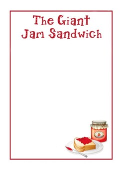 Preview of the Giant Jam Sandwich worksheet