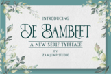 De Bambeet Modern Sherif Typeface