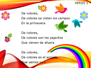 De Colores Sing Along by Emily Blinn TPT