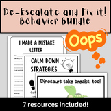 De-Escalate and Fix it! Student Behavior Bundle, Strategie