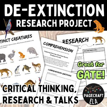 Preview of De-Extinction Project | Research Presentation for Animal Revival