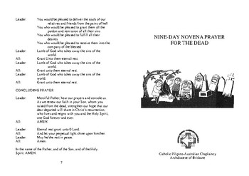 Preview of Novena for the relief of Poor Souls