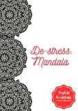 De-Stress Mandala Digital Coloring Book