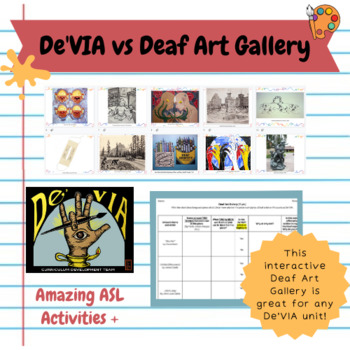 Preview of De'VIA vs. Deaf Art Gallery Walk