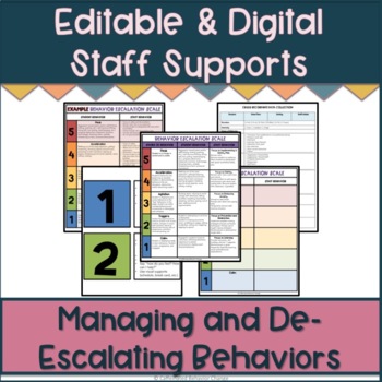 Preview of De-escalation Strategies for Staff