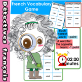 Détectives français: A French Vocabulary Game (Grade 1-2)