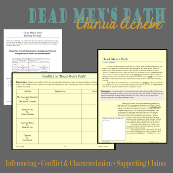 Preview of Dead Men's Path - Supporting Claims