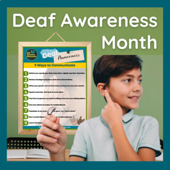 Preview of Deaf Awareness Poster
