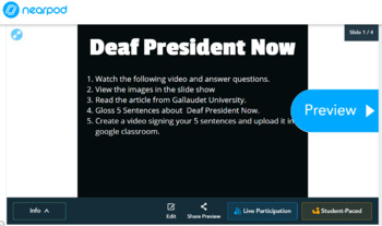 deaf president now article