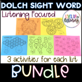 Deaf & Hard of Hearing Dolch Sight Word Complete Bundle