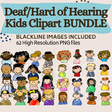 Deaf/Hard of Hearing Kids Clipart BUNDLE