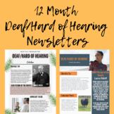 Deaf/Hard of Hearing Monthly Newsletter