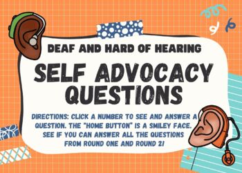 Preview of Deaf/Hard of Hearing Self Advocacy NO PREP game