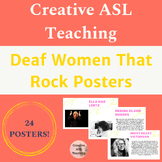 Deaf Women That Rock Posters - Women's History Month