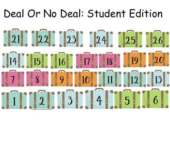 Preview of Deal Or No Deal SMARTboard Game for Any Class