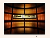 Deal or No Deal Math Review - Anything Learned in the Year!