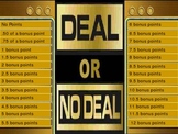 Deal or No Deal Template