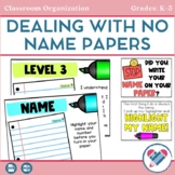 Dealing With No Name Papers - Editable No Name Management System