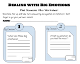 Dealing with Big Emotions Find Someone Who