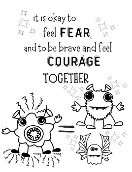 Preview of Dealing with Feeling Fear Activity Book for Kids Ages 6-9 -(Part 5)