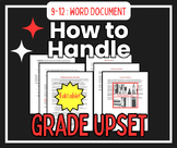 Dealing with Grade Upset and What to Say in a Grading Battle