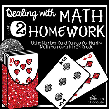 Preview of Math Card Games | 2nd Grade Math