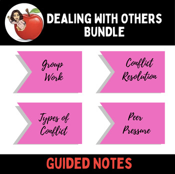 Preview of Dealing with Others Guided Notes Bundle