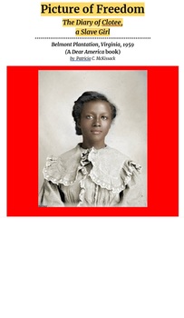 Preview of Dear America - A Picture of Freedom, The Diary of Clotee, a Slave Girl