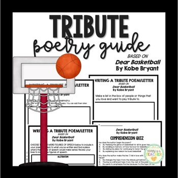Poem Analysis Quiz Writing A Tribute Poem For Use With Dear Basketball