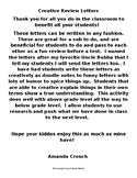 Dear Bubba Letters for the 7th Grade Science