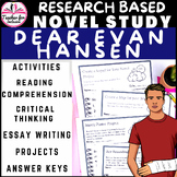 Dear Evan Hansen Steven Levenson Novel Study Curriculum-Le