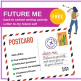 Dear Future Me: Letter Writing Back to School Activity, warm-up