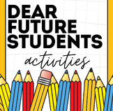 Dear Future Students Activity
