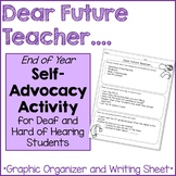 Dear Future Teacher Self-Advocacy Activity